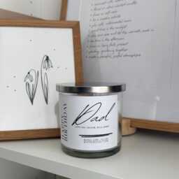 Personalised Dad Candle/ Custom/ Gift For Father's Day & Birthdays/ Luxury Scented With Lid/ - thumbnail 3