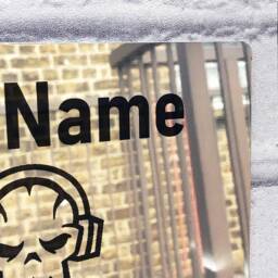 Personalised Metal Mirror Gamer Sign - Customised Printed Wall Art Plaque Pro - thumbnail 3