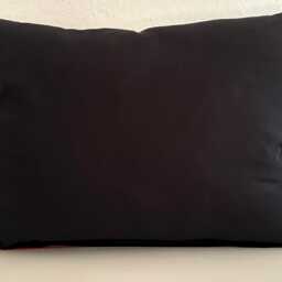 Large Decorative Cushion Cover Flag Italy Tapestry Fabric & Black Canvas On The Back Chilling Resting Bella Italia - thumbnail 2