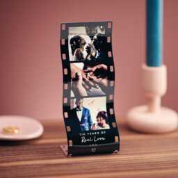 Personalised 10 Year Anniversary Reel Photo Print - thumbnail 1
