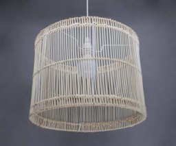 Cylindrical Rattan Pendant Lamps-Rustic Lighting-Countryside Light-Rural Pendants-Rattan Lamp Fixtures-Decor Ceiling Lamps-Lampshade