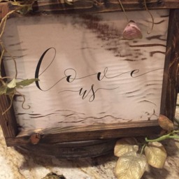Love Quotes-Inspirational Quotes-Handmade Home Wall Decor-Love Us-Rustic Framed Decor-Valentine's Day Gift-Quotes About Life - thumbnail 4