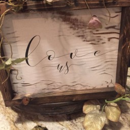 Love Quotes-Inspirational Quotes-Handmade Home Wall Decor-Love Us-Rustic Framed Decor-Valentine's Day Gift-Quotes About Life - thumbnail 2