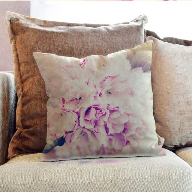 Flowers Blossom Tree Photography - Decorative Pillow Throw Cushion Fabric , Case Cover Or With Filling