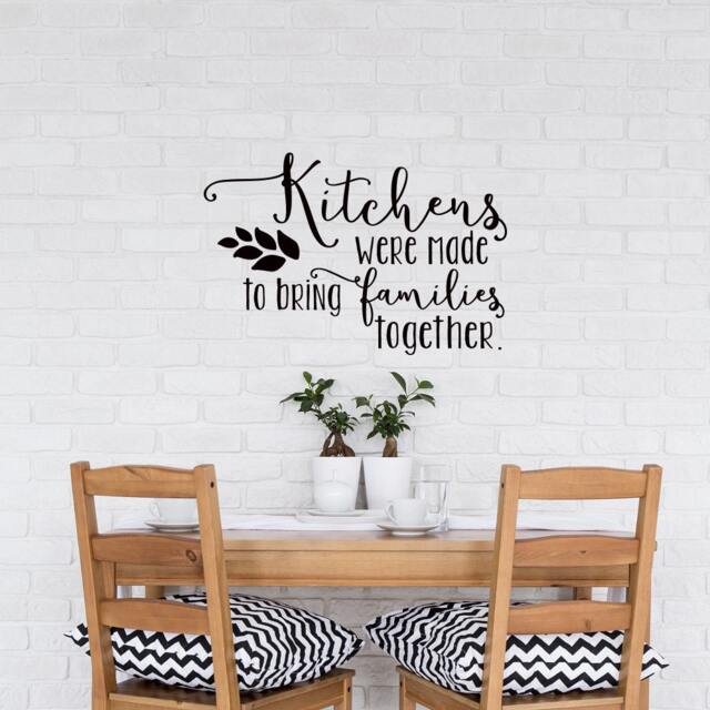 Family Kitchen Quote Wall Decal Kitchens Were Made To Bring Families Together #133 - image 1