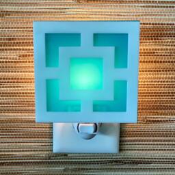 "Mid Century Modern Night Light - ""Breeze Block" - thumbnail 3