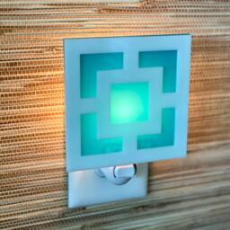 "Mid Century Modern Night Light - ""Breeze Block" - thumbnail 2