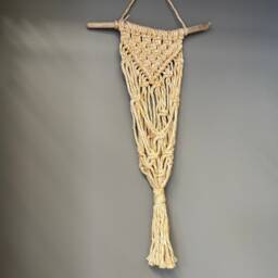 Macrame Plant Hanger, Wall Hanging, Macrame Decor, Artificial Plants, Plant Lover Gifts - thumbnail 2