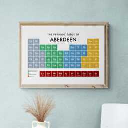 Aberdeen Periodic Table Print, Poster Wall Art, Gifts - thumbnail 2