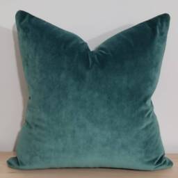Linwood Omega Prints Japanese Garden Jade & Velvet Cushion Cover 45x45 cm - thumbnail 3