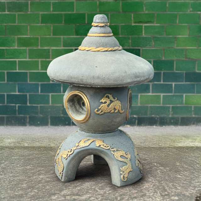 Concrete Pagoda Statue Stone Japanese Lantern Sculpture Outdoor Zen Garden Decor Cement Asian Ornament Yard Decoration Unique Gift Idea - image 1