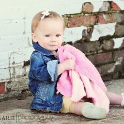 Personalized Baby Blanket Satin & Minky Lovey, Newborn Keepsake - thumbnail 3
