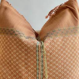 Hand Woven Natural Fiber Pillow Cover - thumbnail 2