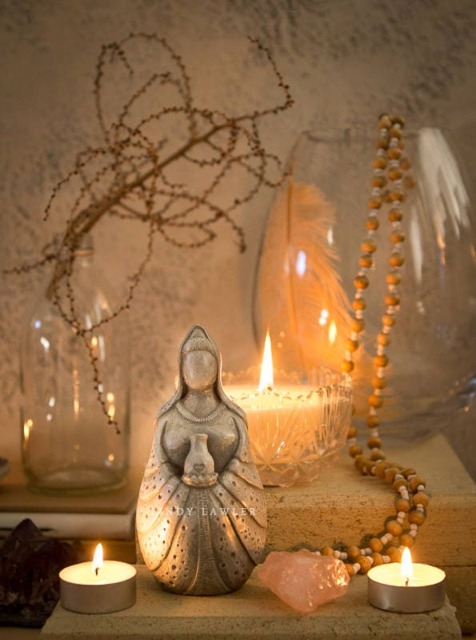 Quan Yin Statue Fertility Goddess, Mother Earth Sculpture