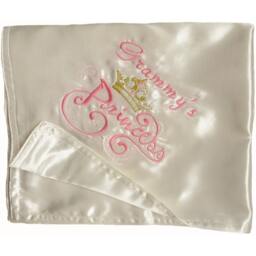 Satin Baby Blanket - Embroidered & Personalized To Your Specifications - thumbnail 4