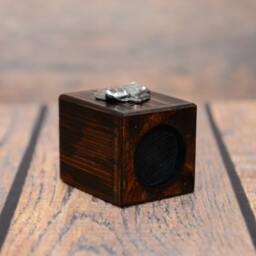American Bulldog - Wooden Candlestick With Dog, Souvenir, Decoration, Limited Edition, Collection - thumbnail 3