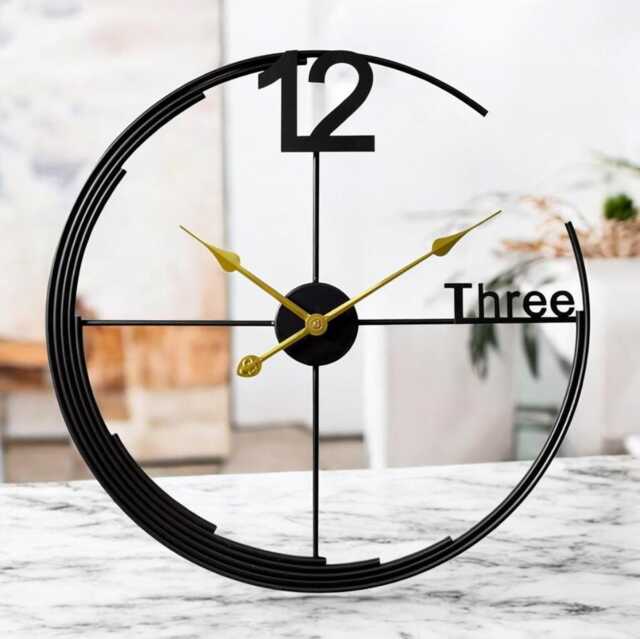 60cm - 23.6 Inches Super Silent Minimalist Modern To Classic Wall Clock, Handmade - image 1