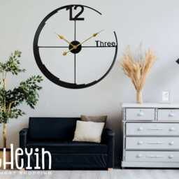 60cm - 23.6 Inches Super Silent Minimalist Modern To Classic Wall Clock, Handmade - thumbnail 2