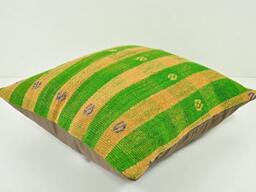 Handwoven Wool Kilim Pillow Cover - thumbnail 3