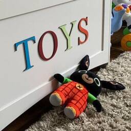 Painted Wooden Letters Names For Toy Boxes, Storage & Nursery Decor - Box Optional - thumbnail 3
