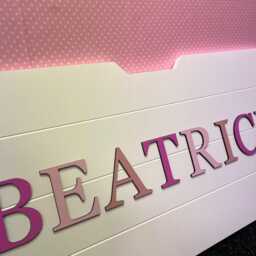 Painted Wooden Letters Names For Toy Boxes, Storage & Nursery Decor - Box Optional - thumbnail 4