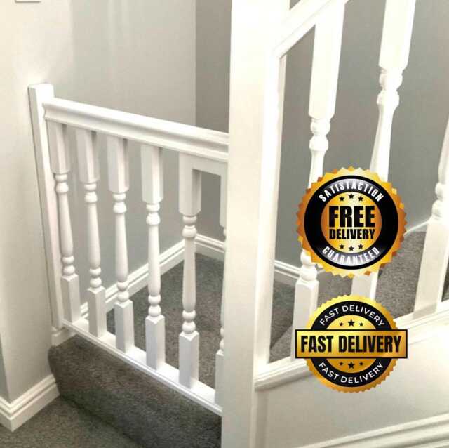 Turned Spindle Stair Gate - image 1