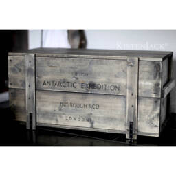"Chest, Wooden Box, Cargo Bench, Coffee Table ""Antarctic" - thumbnail 1