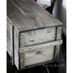 "Chest, Wooden Box, Cargo Bench, Coffee Table ""Antarctic" - thumbnail 4