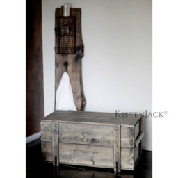 "Chest, Wooden Box, Cargo Bench, Coffee Table ""Antarctic" - thumbnail 3