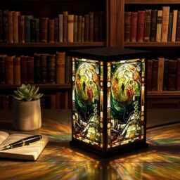 Project Hail Mary Resin Lantern, Rocky & Grace Art Lamp, Scifi Book Lovers Gift, Night Light, Science Fiction Fans Bookish Decor - thumbnail 2