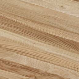 Natural Oak Minimalist Desk For Home & Office - 100% Solid Wood Modern Creative Furniture Simplistic Spaces - thumbnail 2