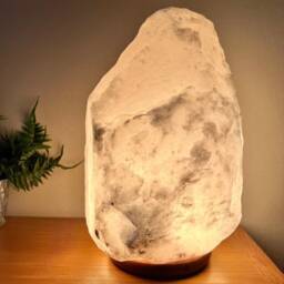 xl Giant White Himalayan Salt Lamp Natural Big Home Decor Extra Large Night Light Warm Lamps For Sale Crystal & Spiritual - thumbnail 4