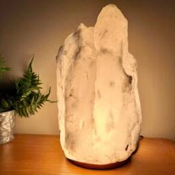 xl Giant White Himalayan Salt Lamp Natural Big Home Decor Extra Large Night Light Warm Lamps For Sale Crystal & Spiritual - thumbnail 2