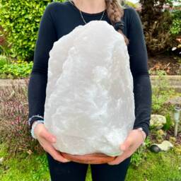 xl Giant White Himalayan Salt Lamp Natural Big Home Decor Extra Large Night Light Warm Lamps For Sale Crystal & Spiritual - thumbnail 3