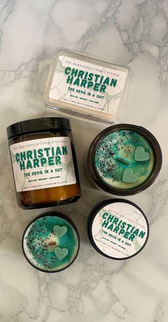 Christian Harper Candle - Twisted Lies Luxury Bookish Romance Book Gift - image 1