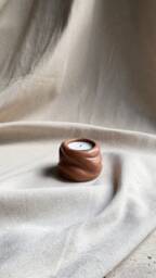 Forma I - Concrete Candle Holder - Decorative Candlestick Sculptural Decor Tealight - thumbnail 1