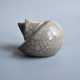 "Ceramic Sculpture ""Sleeping Cat" - thumbnail 2