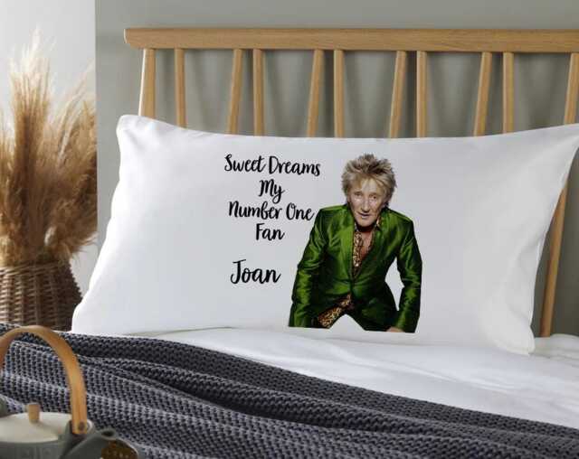 Rod Stewart Green Suit Sweet Dreams Pesonalised Pillowcase
