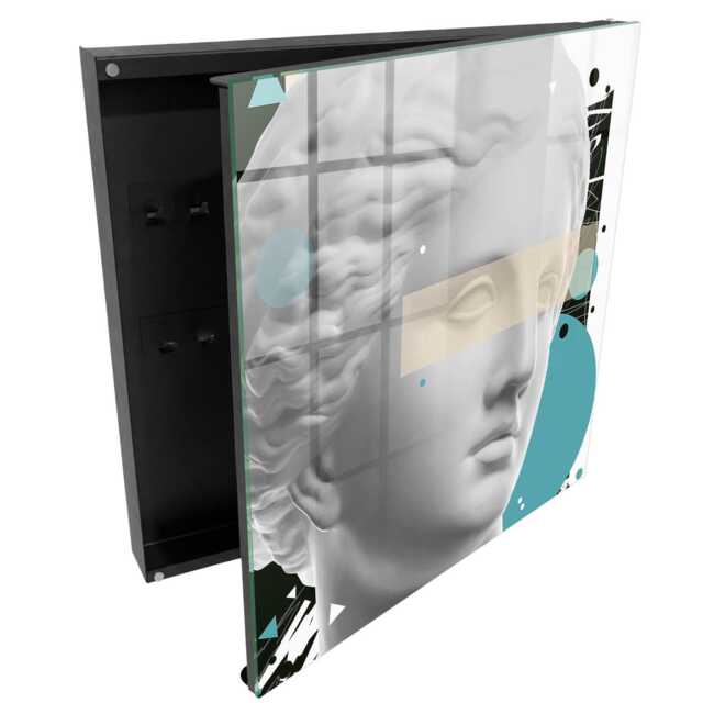Classic Modernity Key Cabinet For Home, White Box Wall, Abstract Art, Lovers Of Modern Art - image 1