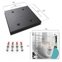Classic Modernity Key Cabinet For Home, White Box Wall, Abstract Art, Lovers Of Modern Art - thumbnail 4