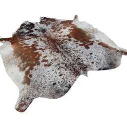 Genuine Brown & White Cow Skin-Brazillian Cowhide-Speckled Hair On Hide-Animal Skin For Living Room-Western Cowhide Decor-Floor Area Rug - thumbnail 2