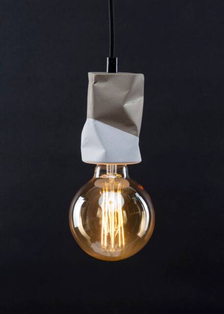 Concrete Pendant Lamp, Modern Industrial Light, Cement Scandinavian Lamp, Handmade Minimalist Contemporary Lamp, Craft Lamp - image 1