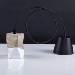 Concrete Pendant Lamp, Modern Industrial Light, Cement Scandinavian Lamp, Handmade Minimalist Contemporary Lamp, Craft Lamp - thumbnail 3