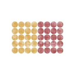 Ochre Gold Watercolor Polka Dot Wall Decals Boho Nursery Decor - thumbnail 2