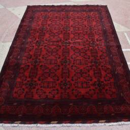 Afghan Rug, Custom Size, High Quality Bokhara Red Handmade Oriental Khal Muhammadi Large Tribal Turkmen Carpet, Living Room - thumbnail 2