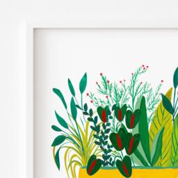 Botanical Print Wall Art, Plant Mom Gift Tropical Gifts For Her, Gardener Women, Summer Decorations Home - thumbnail 3