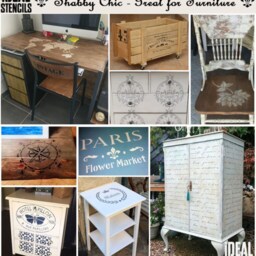 L'abeille Royale Stencil French Vintage Furniture, Wall Art - Reusable Mylar - thumbnail 2