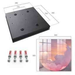 Ethereal Clouds Wall Mounted Key Cabinet, Pink Box For Home, Abstract Abstraction, Lovers Of A Dreamy Atmosphere - thumbnail 4