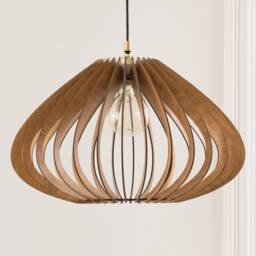 Handmade Wood Pendant Light Nordic Modern Chandelier - thumbnail 3