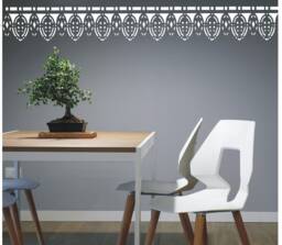 Kitchen Motif, Antique Wall Painting, Stencil Stencil, Painter Frieze, Border, Decor - thumbnail 1